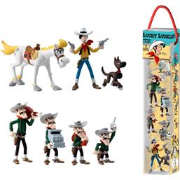 Lucky Luke Mini Figure 7-Pack Characters 4-10 cm