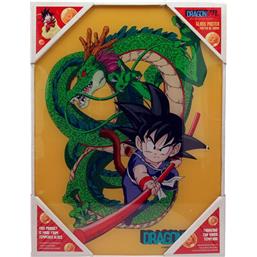 Kid Goku & Shenron Indrammet Plakat