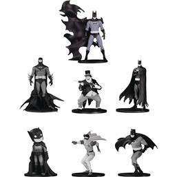 Batman Black & White PVC Minifigure 7-Pack Box Set #4 10 cm