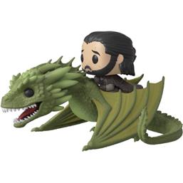 Game Of ThronesJon Snow & Rhaegal POP! Rides Vinyl Figur