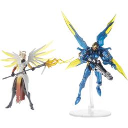 Overwatch: Mercy and Pharah Ultimates Action Figures 15 cm