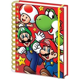 Super Mario Bros.: Super Mario A5 Notesbog