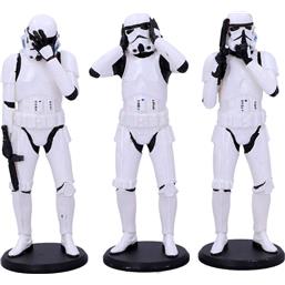 Three Wise Stormtroopers 3-Pack 14 cm