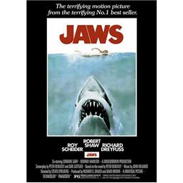 Jaws - Dødens GabOriginal Jaws Plakat
