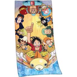 One Piece: Straw Hat Pirates Velour Håndklæde 75 x 150 cm