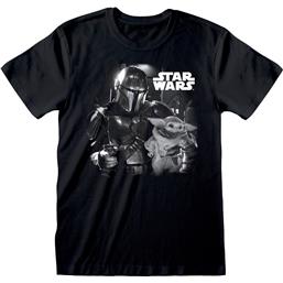 Star WarsThe Mandalorian BW Photo T-Shirt