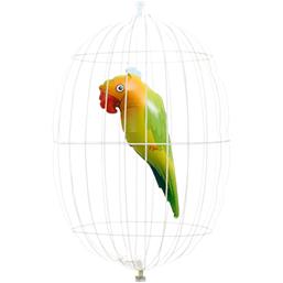 Papegøje i Bur Folie Ballon 55 cm
