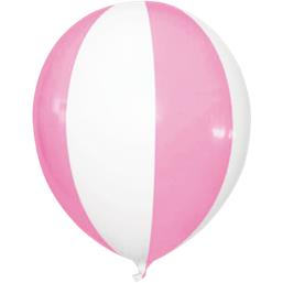 FestartiklerPink/hvid Luftballon ballon 35 cm