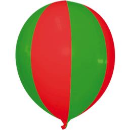 Grøn/rød Luftballon ballon 35 cm