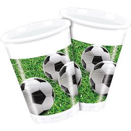 Fodbold: Fodbold Plastikkrus 20 cl 8 styk