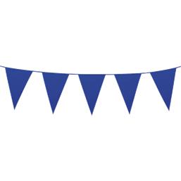 Flagbanner - Mørkeblå - Stor - 10 meter