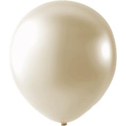 Creme Metallic Latex balloner 31 cm 100 styk