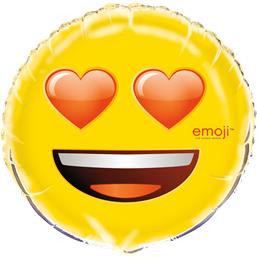 DiverseForelsket Emoji Folie Ballon 46 cm