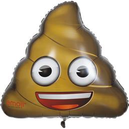 DiverseEmoji Poop Folie Ballon 81 cm