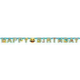 EmojiEmoji HAPPY BIRTHDAY Banner 182 cm