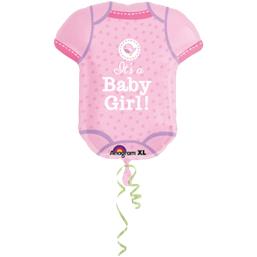 It's a baby Girl Bodystocking Folie ballon 55 x 60 cm