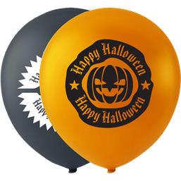 HalloweenHappy Halloween Latex balloner 26 cm 10 styk