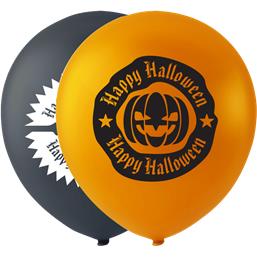 Happy Halloween Latex balloner 26 cm 10 styk