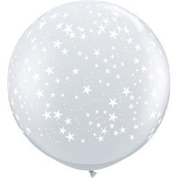DiverseKæmpe ballon med stjerner 2 stk.