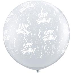 DiverseHappy birthday Kæmpe ballon 2 styk