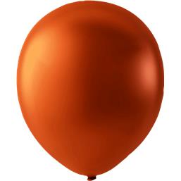Diverse: Kobber metallic Latex balloner 23 cm 100 styk