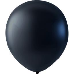 Sort metallic Latex balloner 23 cm 100 styk