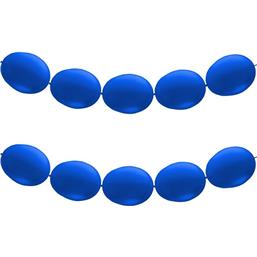 Blå Link balloner 26 cm 100 styk