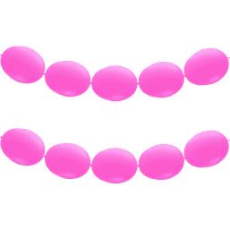 Pink Link balloner 26 cm 100 styk