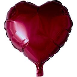 ValentinBordeaux Hjerte Folie ballon 46 cm