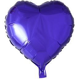DiverseLilla Hjerte Folie ballon 46 cm