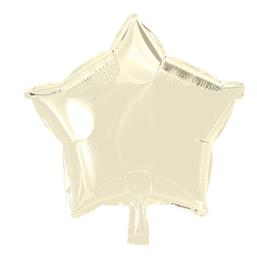 FestartiklerCreme Stjerne Folie Ballon 46 cm