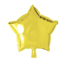 DiverseGul Stjerne Folie Ballon 46 cm