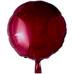 Bordeaux Rund Folie Ballon 46 cm