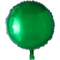 Grøn Rund Folie Ballon 46 cm