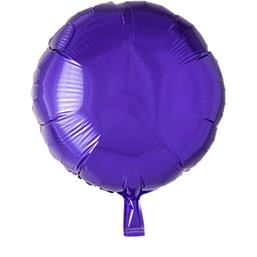 DiverseLilla Rund Folie Ballon 46 cm
