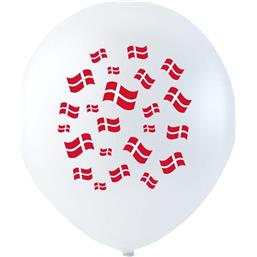 DanmarkDannebrogsflag Balloner 26 cm 10 styk