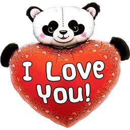 ValentinPanda I love you Folie ballon 91 cm