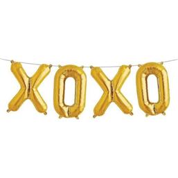 ValentinXOXO Folie ballon Guld 41 cm