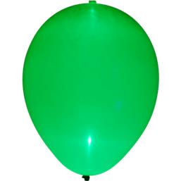 Grøn LED balloner 25 cm 5 styk