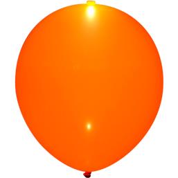 FestartiklerOrange LED balloner 25 cm 5 styk