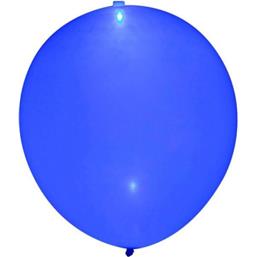 KonfirmationBlå LED balloner 25 cm 5 styk