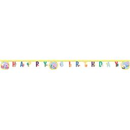 Gurli Gris: Gurli Gris Happy birthday banner 2 meter