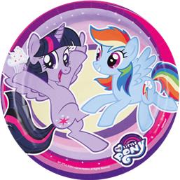 My Little Pony: My Little Pony Cupcake Pony paptallerkener 18 cm 8 styk