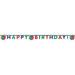 PJ Masks Happy Birthday banner 2 meter