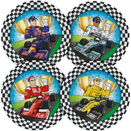 Formula 1Formel 1 paptallerkener 23 cm 8 styk