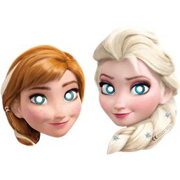 Frost Anna og Elsa Masker 6 styk