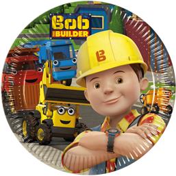 Byggemand BobByggemand Bob paptallerkener 19,5 cm 8 styk