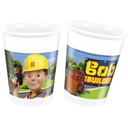 Byggemand BobByggemand Bob plastikkrus 20 cl 8 styk