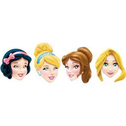 Disney: Disney prinsesser ansigtsmasker i pap 4 styk
