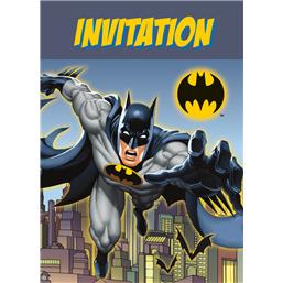 BatmanBatman invitationer 8 styk